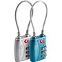 Go Travel Combi 360 Lot de 2 câbles à combinaison TSA Lock 375-0000360 Taille Unique Métal