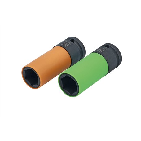 Laser 8618 Wheel Nut Socket Set 18.5 & 19.5mm