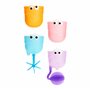 Munchkin Jouet de Bain Falls avec Ventouses | Jeu de Chute Multicolore | Comprend 3 Jouets Interactifs & 1 Tasse Verseuse | Amus