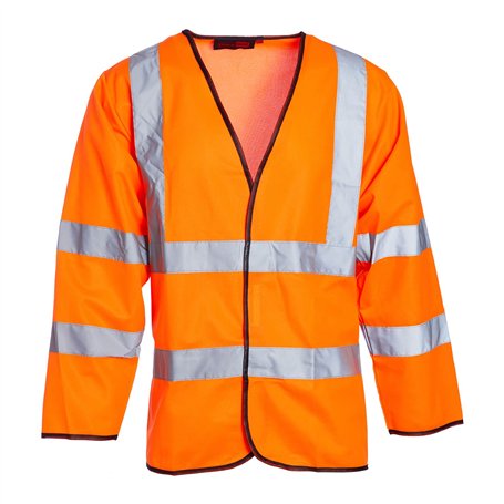Blackrock Hi Vis Yellow and Orange Long Sleeve Waistcoat