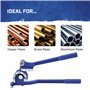 Faithfull Mini cintreuse de tuyaux – Cintreuse manuelle en cuivre pour tuyaux de 6 mm, 8 mm et 10 mm, outil de cintrage de tubes