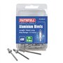 Faithfull ar5l50 5 mm long Rivets en aluminium (Lot de 50)