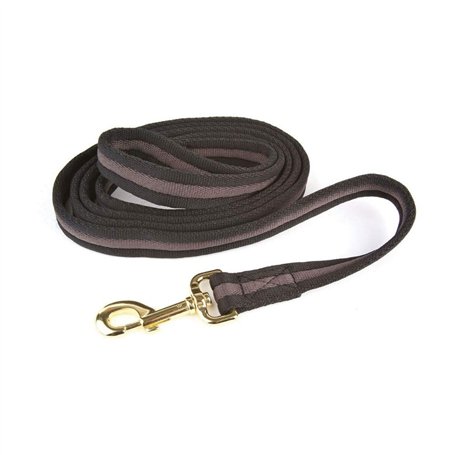 Hy Soft Webbing Leadropes One Size black/grey