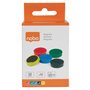 Nobo Jeu d'Aimants pour Tableau Blanc Magnétique, 38mm, Lot de 10, Couleurs Assorties, 1915318