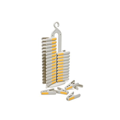 Joseph Joseph PegStore Lot de 30 Pinces à Linge avec Rangement