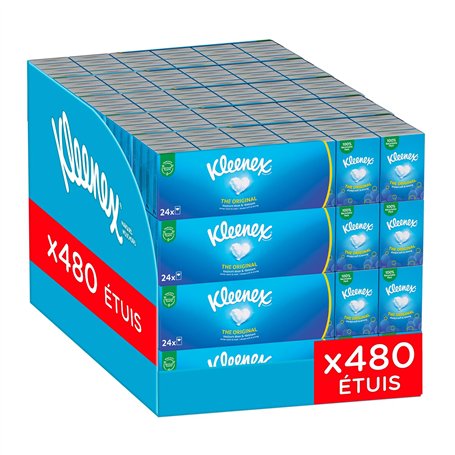 Mouchoirs Kleenex® Original Étuis Mini P24 (x20)