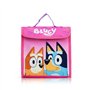 Bluey Sac à dos d'école 4 pièces pour filles avec sac à déjeuner, bouteille d'eau et trousse à crayons, sac à dos pour enfants a