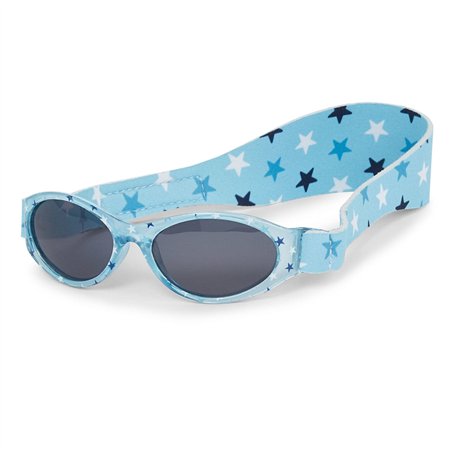 Dooky Baby Banz Blue Star Lunettes de soleil pour bébés (lunettes pour enfants de 0 à 2 ans