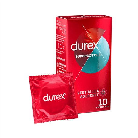 Durex Contatto Comfort Preservativi Sottili (0.055 mm) ad Alta Sensibilità
