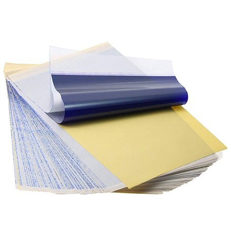 Papier de transfert de tatouage LuLiyLdJ 40 feuilles A4 papier de pochoir thermique de tatouage papier de copieur thermique de c