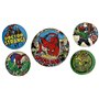 Pyramid International Marvel Comics Badge rétro Spider-Man Multicolore 4 x 25 mm et 1 x 38 mm