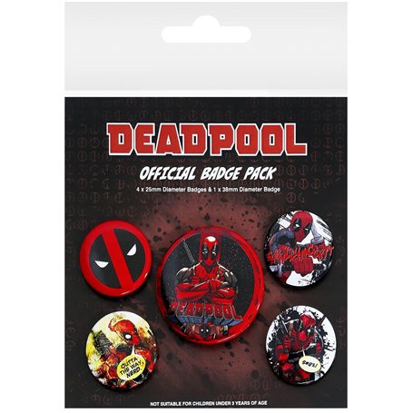 MARVEL COMICS N/A mixte adulte Badge Deadpool