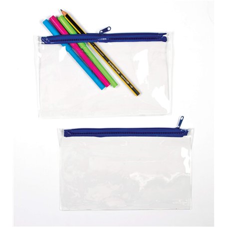Baker Ross AG332 Trousse à Crayons Transparente