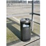Sealey RCB06 Poubelle urbaine avec cendrier 270 x 270 x 590 mm