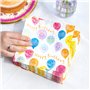 Talking Tables 20 x serviettes Joyeux Anniversaire smiley jetables pour fête enfants 1er anniversaire vaisselle recyclable embal