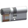 Cylindre Série 1000+ débrayable 35x35 mm nickelé - YALE - 6 goupilles - anti-perçage et anti-crochetage