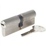 Cylindre Série 1000+ débrayable 40x40 mm nickelé - YALE - 6 goupilles - anti-perçage et anti-crochetage