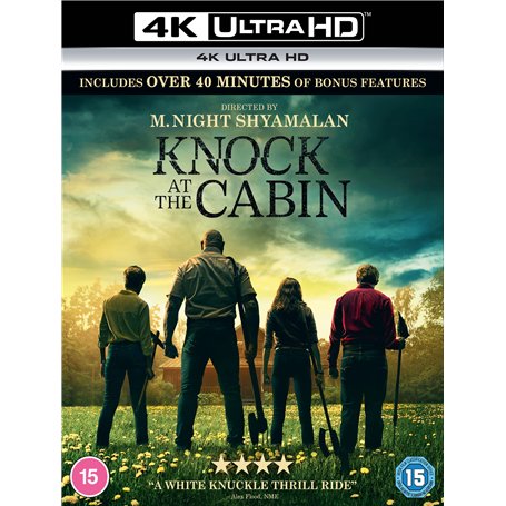 Knock at The Cabin [4K Ultra HD] [2023] [Blu-ray] [Region Free]