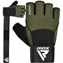 RDX Gants de Musculation halterophilie D'entraînement avec 3 Plaques de Poignet