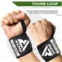 RDX Sangle Musculation Poignet Bandes | Approuvé par IPL et USPA | Gym Straps pour Haltérophilie, Gymnastique, Culturisme | Wris