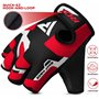 RDX Gants de Fitness Musculation d'haltérophilie D'entraînement, Antidérapant Rembourré Paume Protection Weightlifting Gloves, C