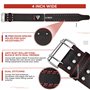 RDX Ceinture de Musculation Powerlifting, IPL USPA Approuvé, 6MM Épais 100% Cuir, 4” Réglable Support Lombaire, D'haltérophilie