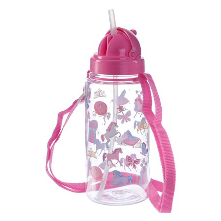 Puckator Enchanted Unicorn Rainbow Gourde avec Paille