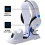 STEALTH SP-C160V PS5 Gaming Station - Casque Gamer, Support de Casque, Base de Stockage, Station de Recharge, et câble tressé US
