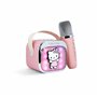 Hello Kitty Mini haut-parleur de karaoké LED sans fil avec microphone Bluetooth Rose Changement de couleur
