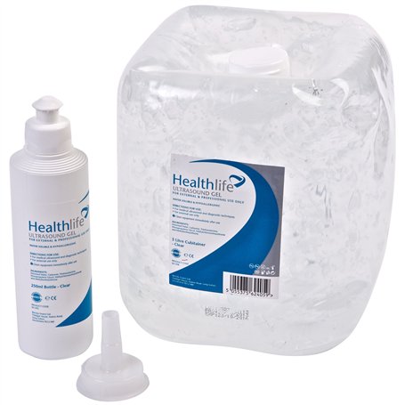 Healthlife USgel-5L-1x Gel à ultrasons avec flacon de recharge