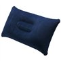 TRIXES Coussin d'oreiller de Voyage Gonflable Doux Bleu Marine pour Camping – Oreiller Compact Gonflable pour Plage, Chaise Long