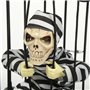 TRIXES Squelette d'halloween Effrayant en Cage, Accessoire de Maison hantée avec Voix hurlante, créature de Cauchemar