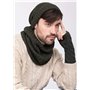 likemary Snood Homme – Tour de Cou & Cache Cou en Laine Mérinos – Écharpe Tubulaire Fait Main – Cadeau Éthique et Chaleureux Cam