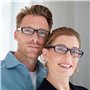 La Société Lunettes De Lecture Bleu Foncé Rouge Léger Lecteurs Valeur Pack 2 Hommes Femmes RR32-3Z +3,00
