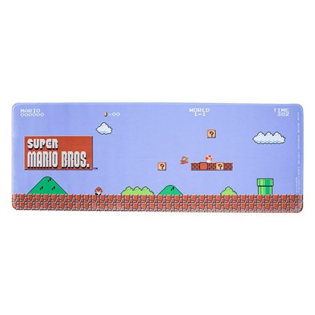 Tapis de Souris & Clavier XXL pour Gamer - Super Mario Bros - Licence Officielle - Augmentez Votre Confort sur Votre Ordinateur