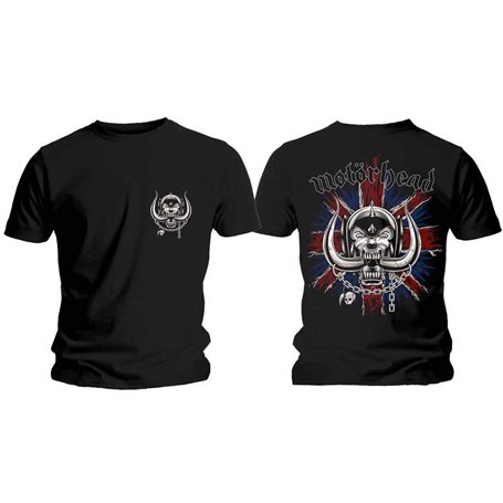 T-Shirt # S Black Unisex # British Warpig & Logo [Import]
