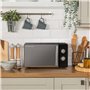 Russell Hobbs - RHMM715B-EU - Honeycomb Micro-ondes Manuel Solo de 17 Litres et 700W, Noir, avec 5 Niveaux de Puissance, Minuter