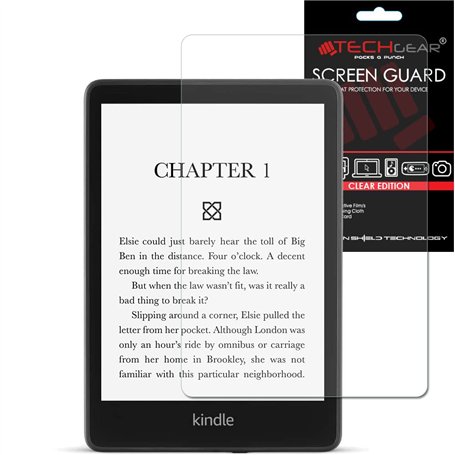 TECHGEAR Film de Protection pour Amazon Kindle Paperwhite 5 / Paperwhite Signature/Paperwhite Kids 6