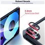 TECHGEAR Coque rigide pour Apple iPad Air 11" 2025/2024, Air 11" (iPad Air 2020 4{^>e<^} / 2022 5e génération) - Coque hybride f