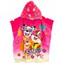 Paw Patrol - Poncho Serviette à Capuche - Fille - La Pat' Patrouille - Taille Unique