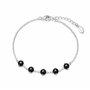 Philip Jones Bracelet en Pierres précieuses d'onyx Noir