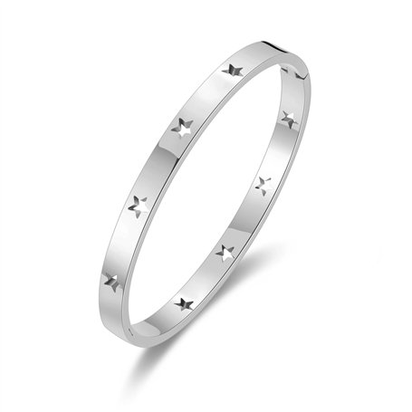 Philip Jones Bracelet en acier inoxydable avec étoile (17