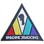 Rock Off officially licensed products Imagine Dragons Patch Triangle Band Logo Nouveau Officiel Embroidered Woven Iron