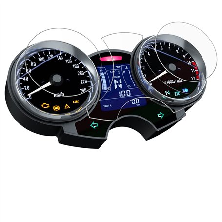 Speedo Angels Protecteur d'écran pour Z650RS (2021-) 1 x Ultra Transparent & 1 x Anti Reflet
