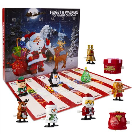 KreativeKraft Calendrier de l'Avent 2025 Enfant Calendrier Compte à Rebours Noel 24 Jouets Inclus Gadget Jouet Fidget Toys
