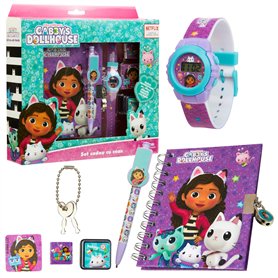 Gabby’s Dollhouse Montre Enfant Fille - Coffret Cadeau Montre Digitale Fille Gabby et la Maison Magique Gabby’s Dollhouse Montre Enfant Fille - Coffret Cadeau Montre Digitale Fille Gabby et la Maison Magique