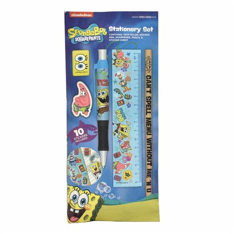 SpongeBob Squarepants Set d'écriture Bob l'Éponge