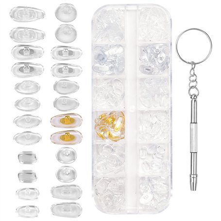 Volumoon 60 Paires Lunettes de Nez Plaquettes en Silicone