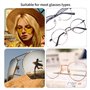 Volumoon 60 Paires Lunettes de Nez Plaquettes en Silicone, 12 Styles Antidérapant Coussinets de Nez, Tampon de Nez Visser, Plaqu