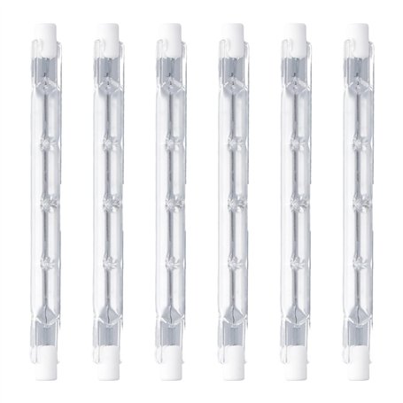 Litinliv 6 Pièces R7S Ampoule Halogène 118mm 200W 220V